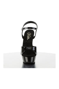 Pleaser ALLURE-609 Platform Sandal in Black Patent