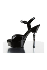 Pleaser ALLURE-609 Platform Sandal in Black Patent