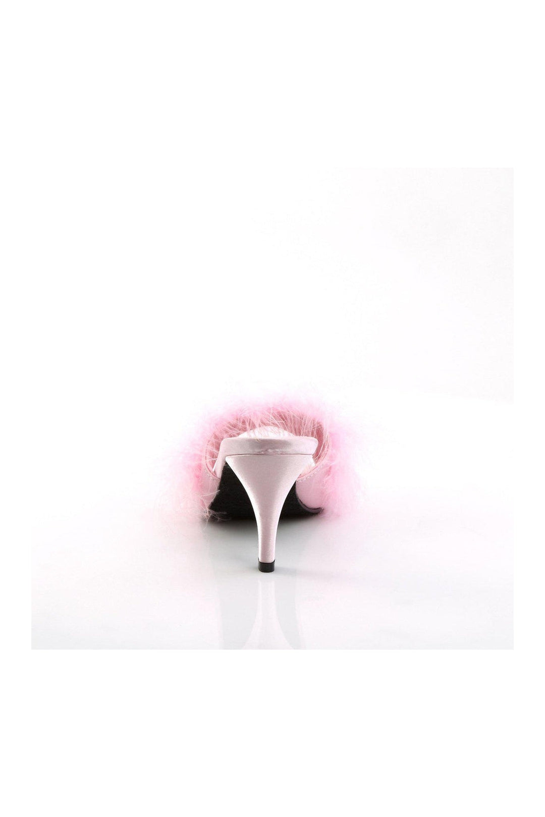AMOUR-03 Slide | Pink Genuine Satin-Slides-Fabulicious-SEXYSHOES.COM