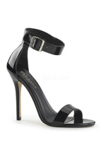 AMUSE-10 Sandal  | Black Patent