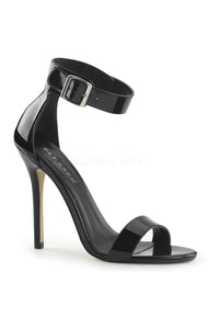 Pleaser AMUSE-10 Sandal in Black Patent from SexyShoes.com