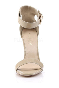 Pleaser AMUSE-10 Sandal in Bone Patent