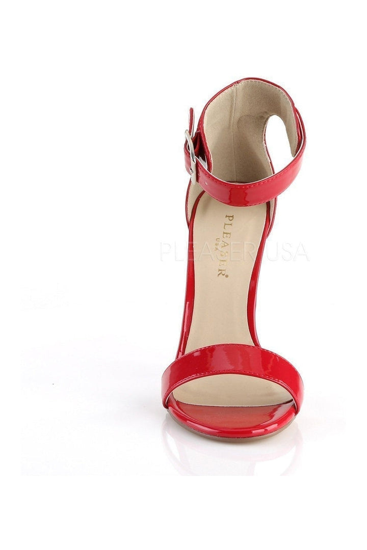 AMUSE-10 Sandal | Red Patent-Pleaser-Sandals-SEXYSHOES.COM