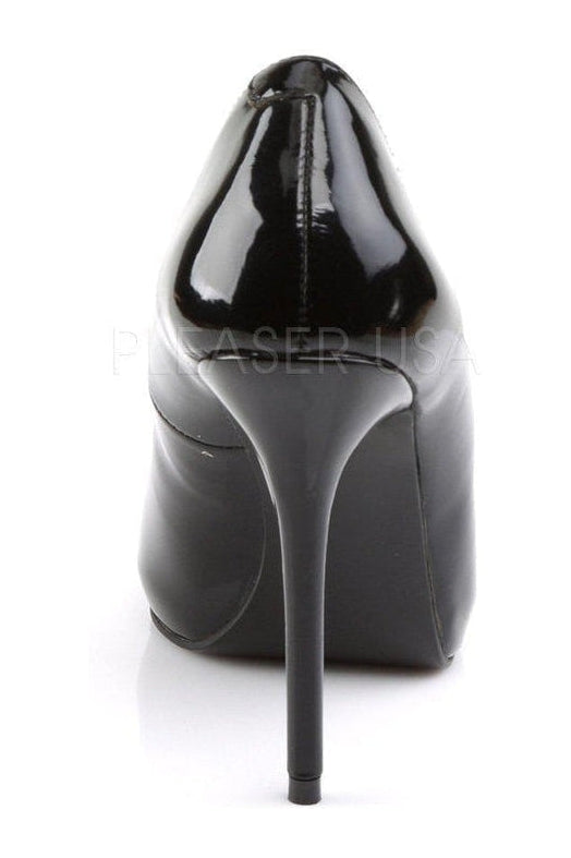 Pleaser AMUSE-20 Pump in Black Patent