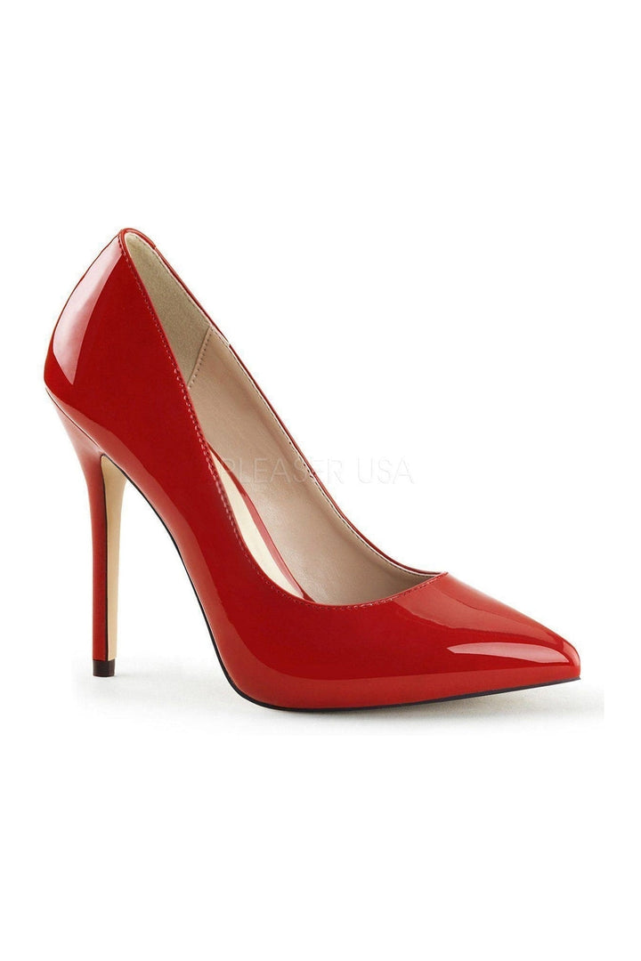 AMUSE-20 Pump | Red Patent-Pleaser-Red-Pumps-SEXYSHOES.COM