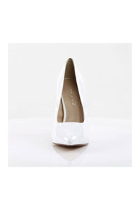 Pleaser AMUSE-20 Pump in White Patent