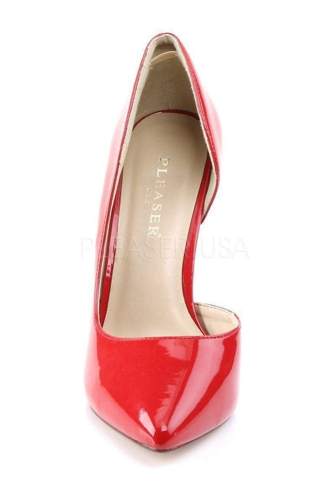 AMUSE-22 Pump | Red Patent-Pleaser-D'Orsays-SEXYSHOES.COM