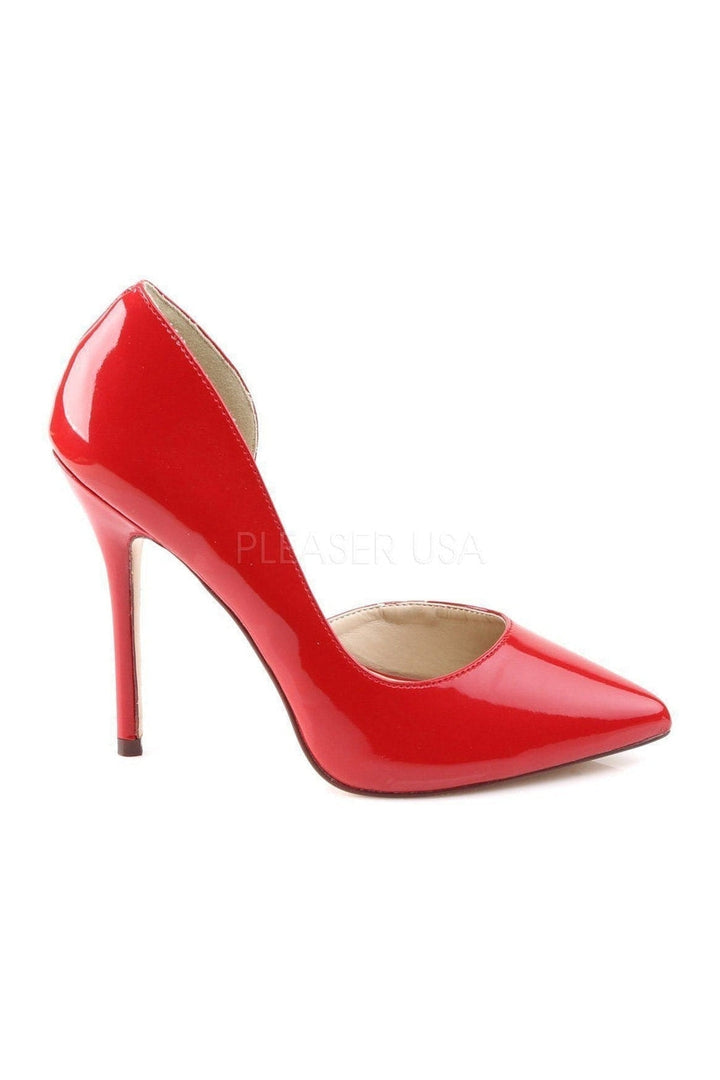 AMUSE-22 Pump | Red Patent-Pleaser-D'Orsays-SEXYSHOES.COM