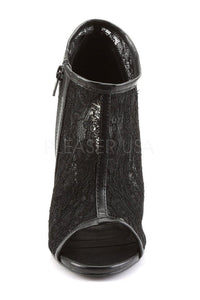Fabulicious AMUSE-56 Bootie in Black Fabric