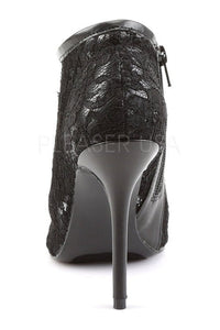 Fabulicious AMUSE-56 Bootie in Black Fabric