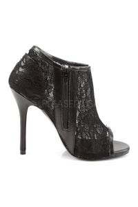 Fabulicious AMUSE-56 Bootie in Black Fabric