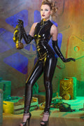 Angelica Catsuit | Black Vinyl