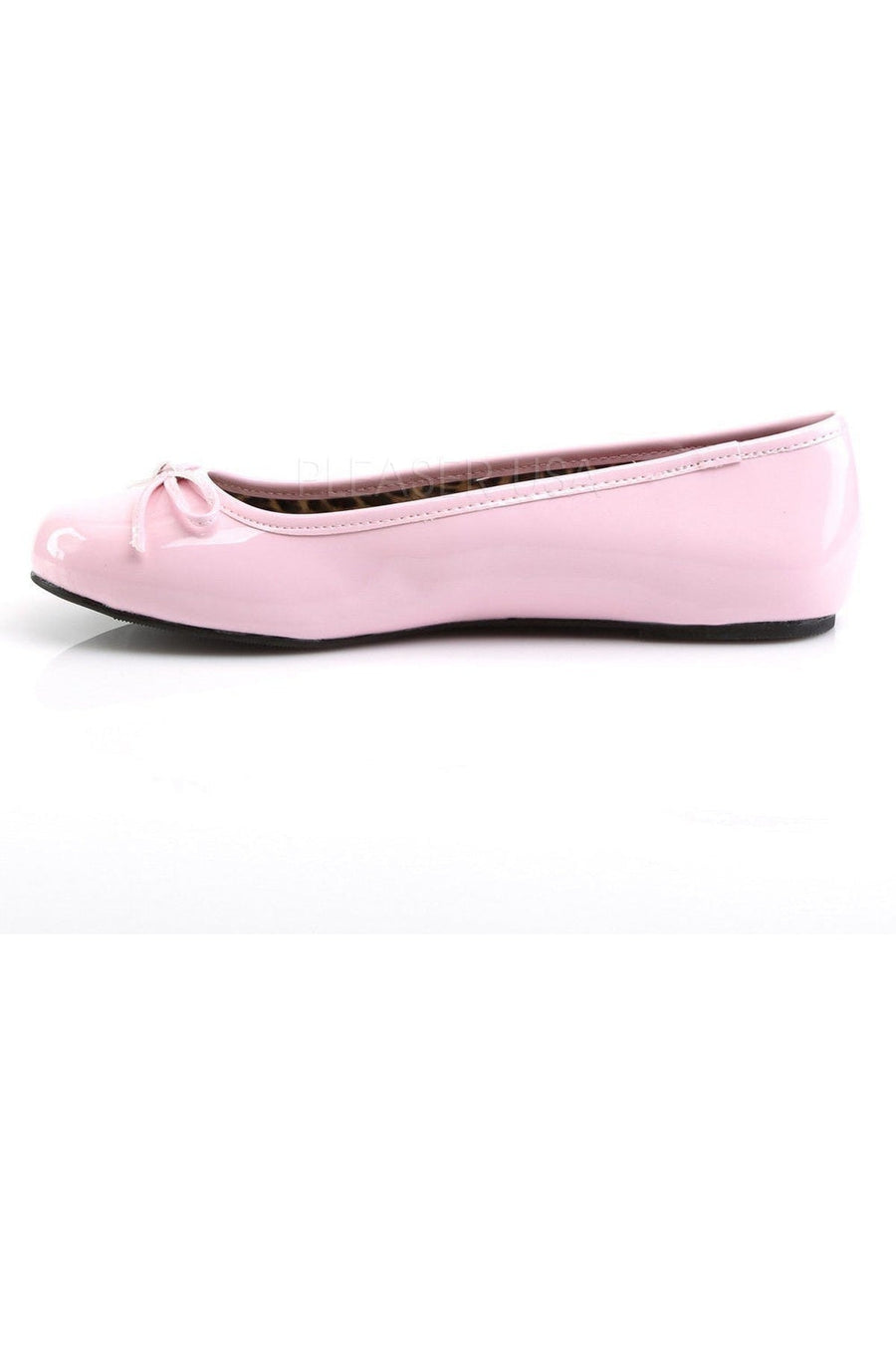 Pleaser Pink Label ANNA-01 Flat in Pink Patent