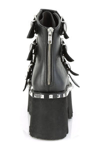 Demonia ASHES-70 Ankle Boot in Hologram Faux Leather