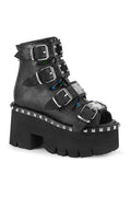 ASHES-70 Ankle Boot | Hologram Faux Leather
