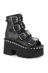 Demonia ASHES-70 Ankle Boot in Hologram Faux Leather from SexyShoes.com