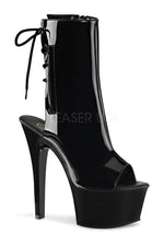 ASPIRE-1018 Platform Boot  | Black Patent