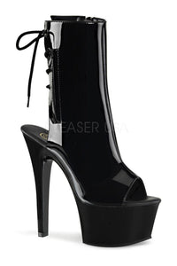 Pleaser ASPIRE-1018 Platform Boot in Black Patent from SexyShoes.com