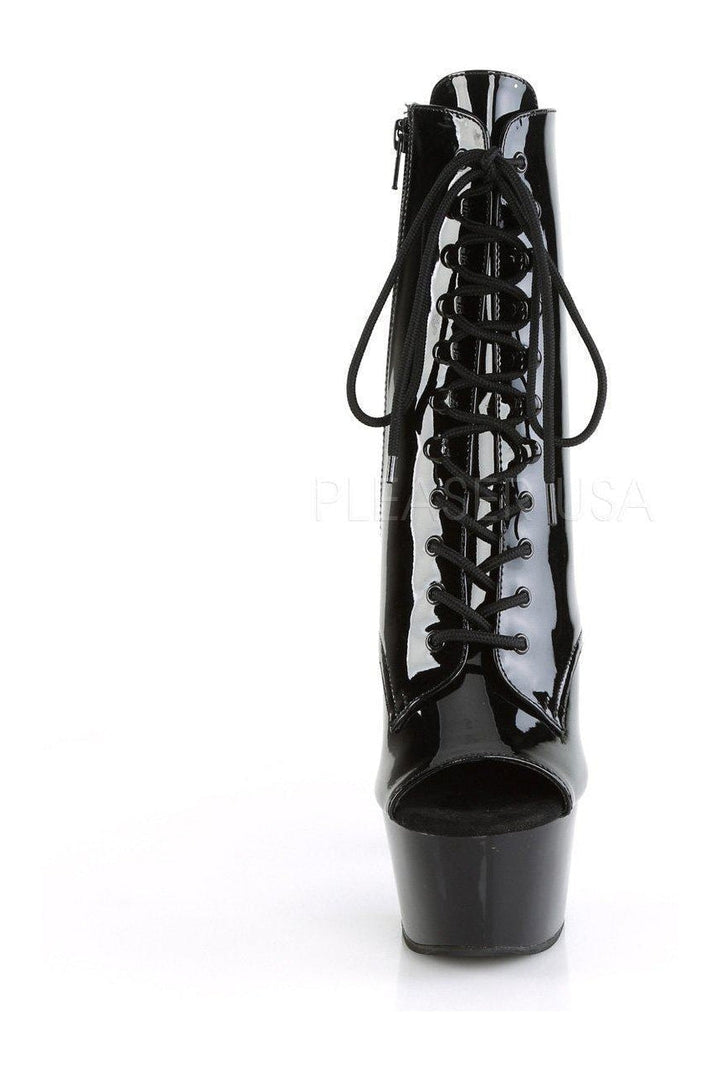 ASPIRE-1021 Platform Ankle Boot | Black Patent