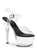 ASPIRE-608 Platform Sandal  | Black Vinyl