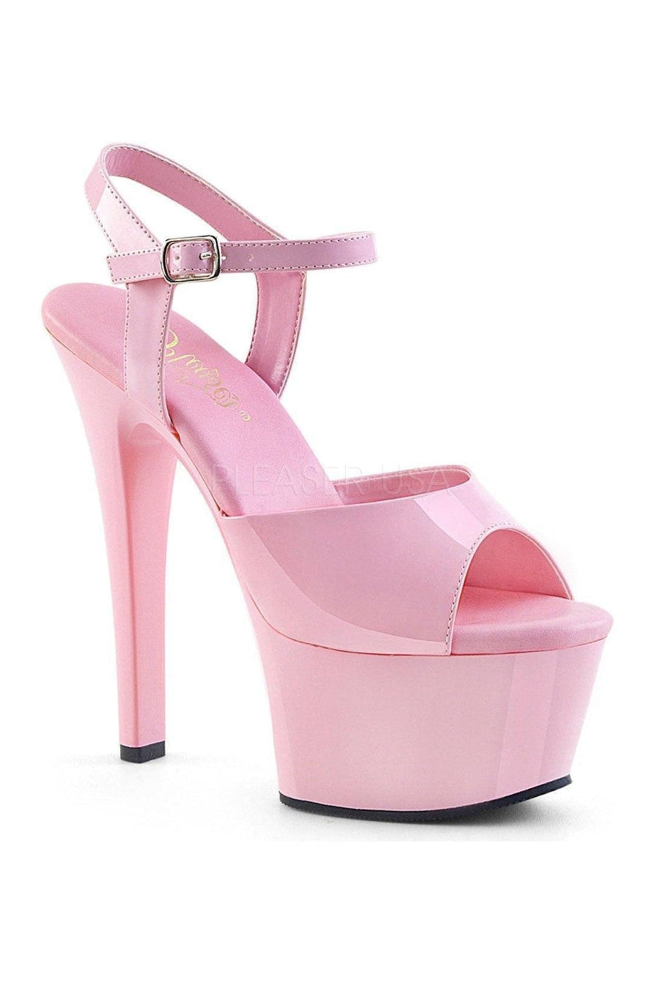 Pleaser ASPIRE-609 Platform Sandal in Pink Patent from SexyShoes.com