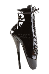 Devious BALLET-1020 Ballet Ankle Boot in Black Patent