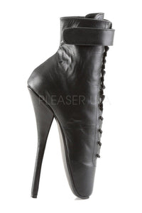 Devious BALLET-1025 Ballet Ankle Boot in Black Genuine Leather