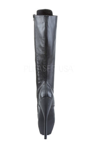 Devious BALLET-2020 Ballet Knee Boot in Black Genuine Leather
