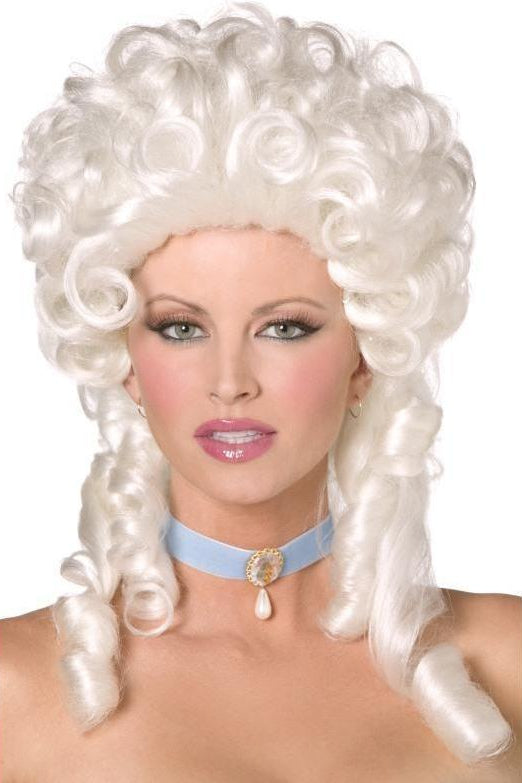 Baroque Wig | White-Fever-SEXYSHOES.COM