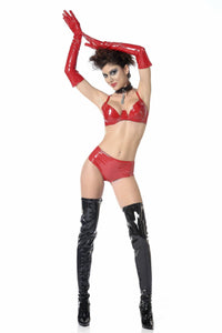 Patrice Catanzaro Beatrice Shorty in Red Vinyl