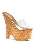 BEAU-601 Platform Slide  | Clear Vinyl