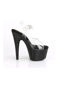Pleaser BEJEWELED-708DM Sandal in Clear Vinyl