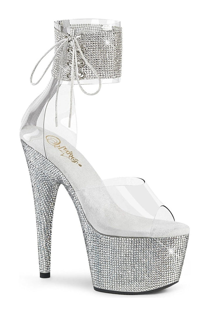 Pleaser Clear Sandals Platform Stripper Shoes | Buy at Sexyshoes.com