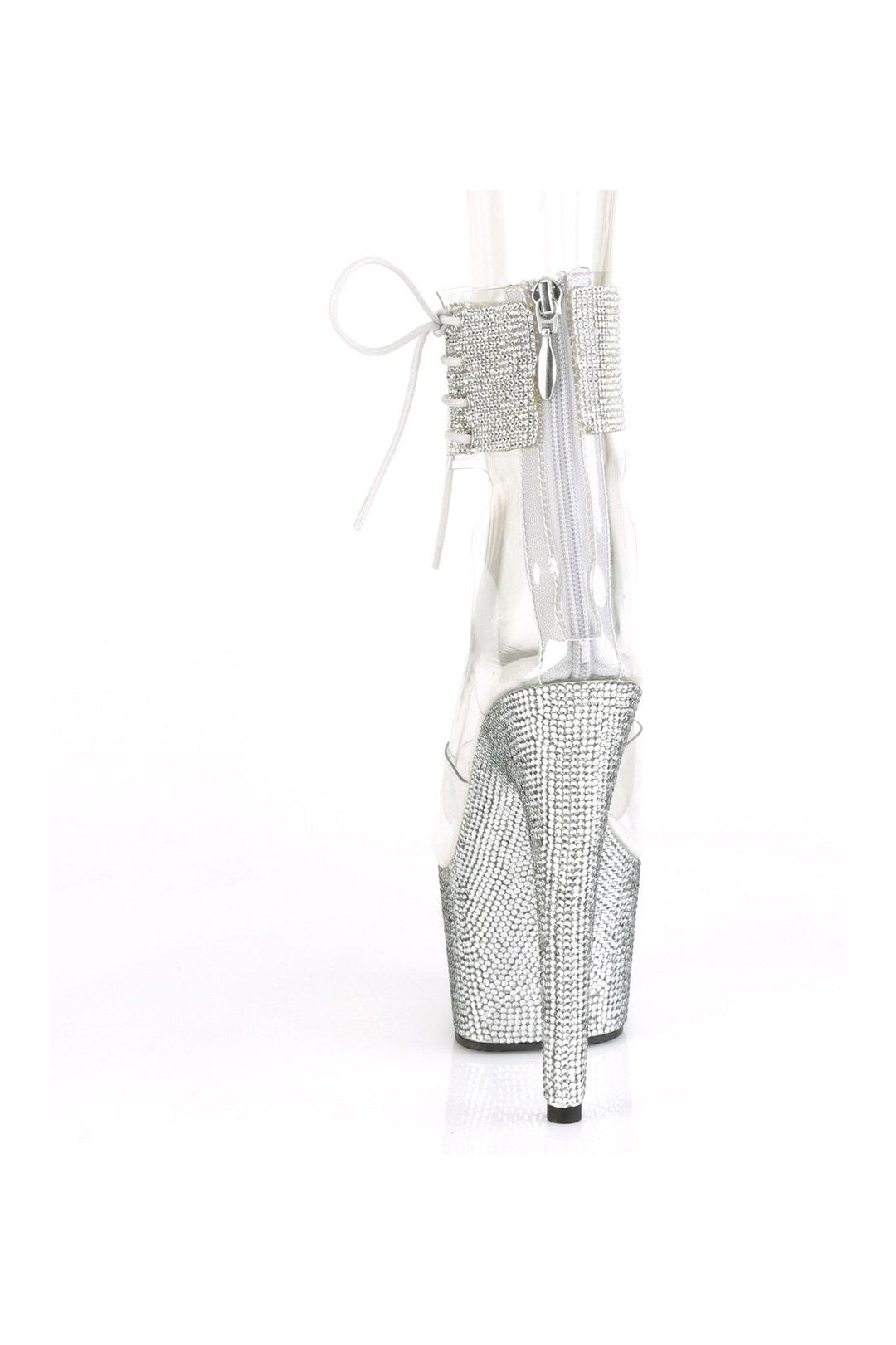 BEJEWELED-724RS Exotic Sandal | Clear Vinyl-Sandals-Pleaser-SEXYSHOES.COM