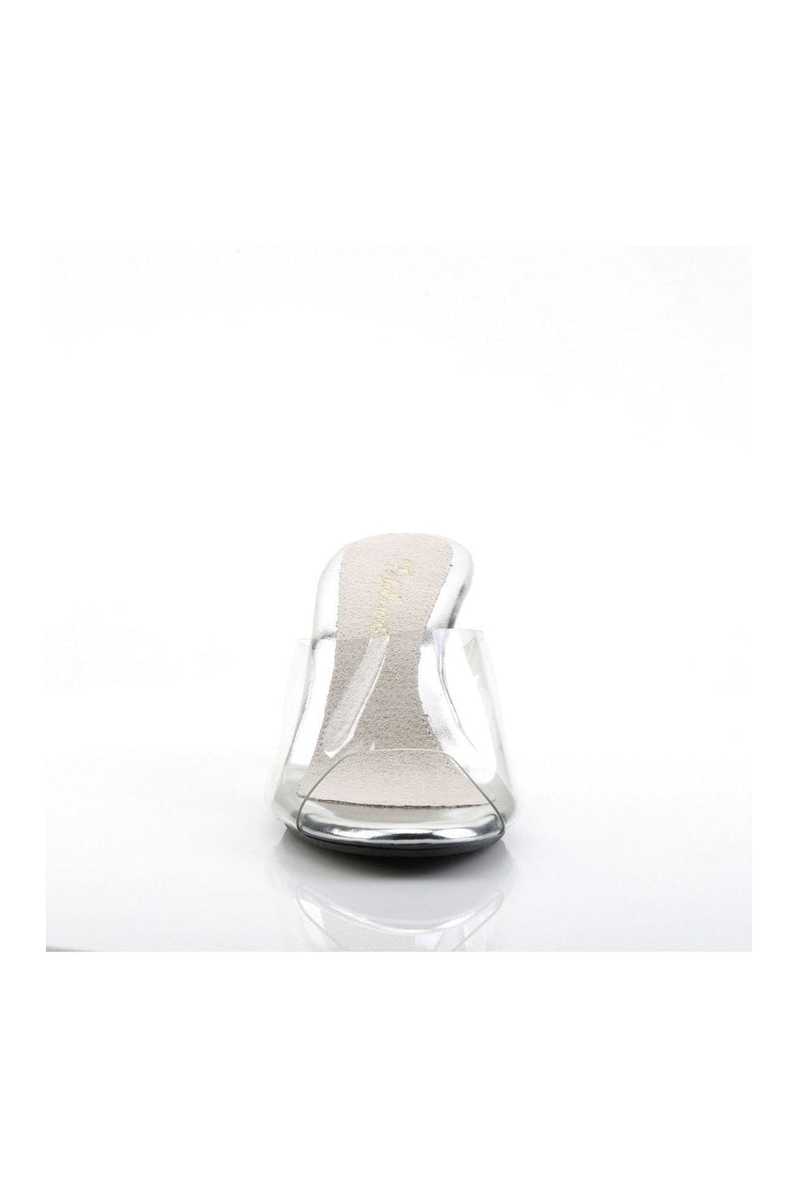 Fabulicious BELLE-301 Bootie in Clear Vinyl