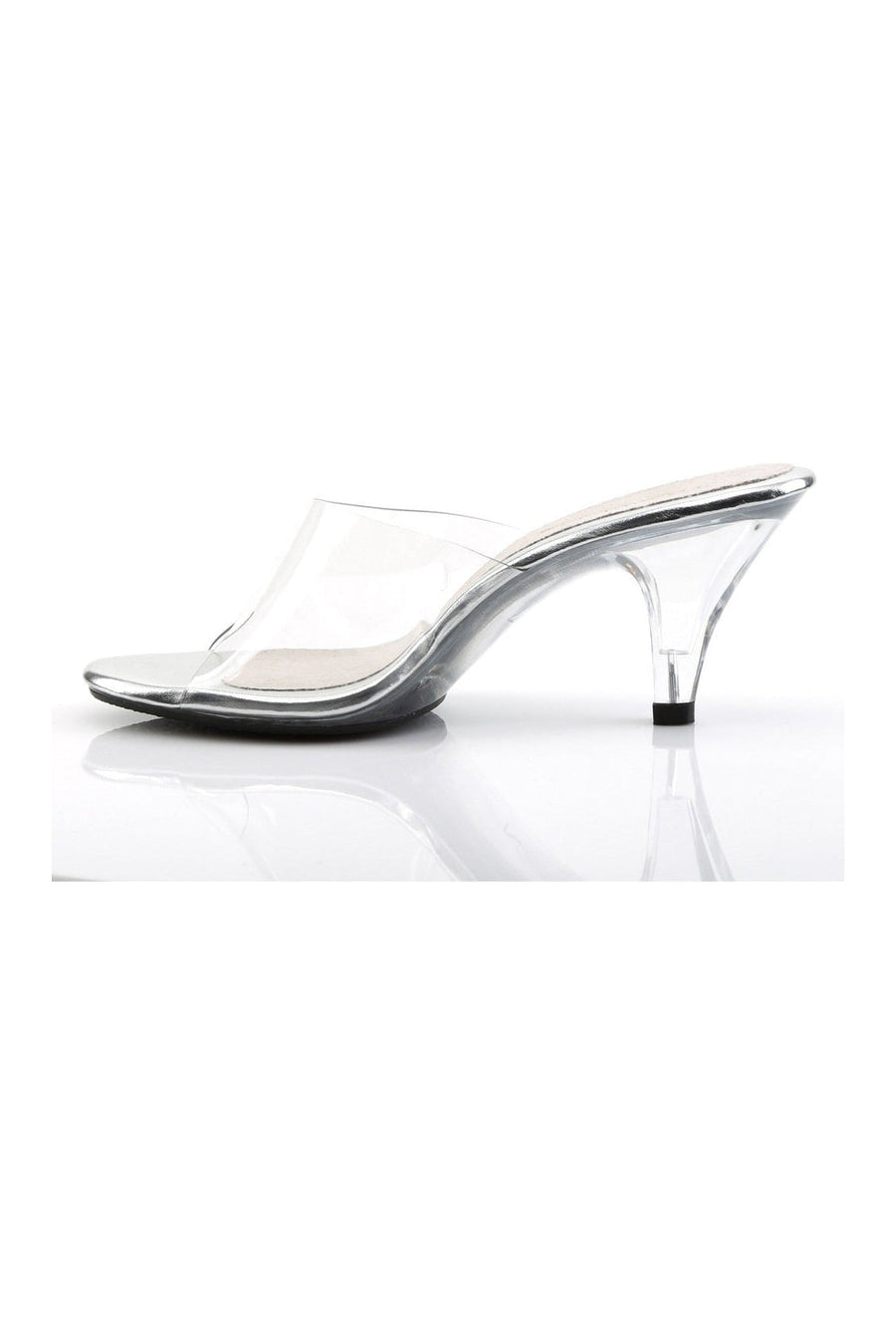 Fabulicious BELLE-301 Bootie in Clear Vinyl