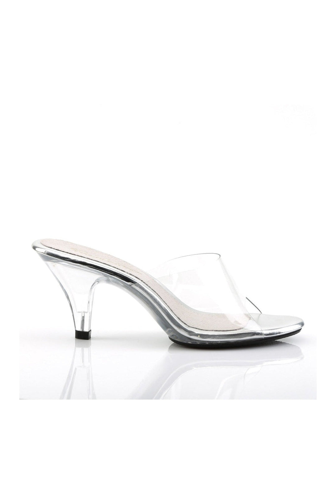 Fabulicious BELLE-301 Bootie in Clear Vinyl