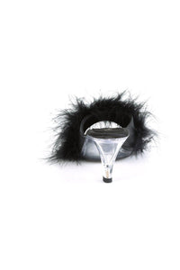 Fabulicious BELLE-301F Slide in Black Faux Leather