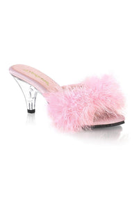 Fabulicious BELLE-301F Slide in Pink Faux Leather from SexyShoes.com