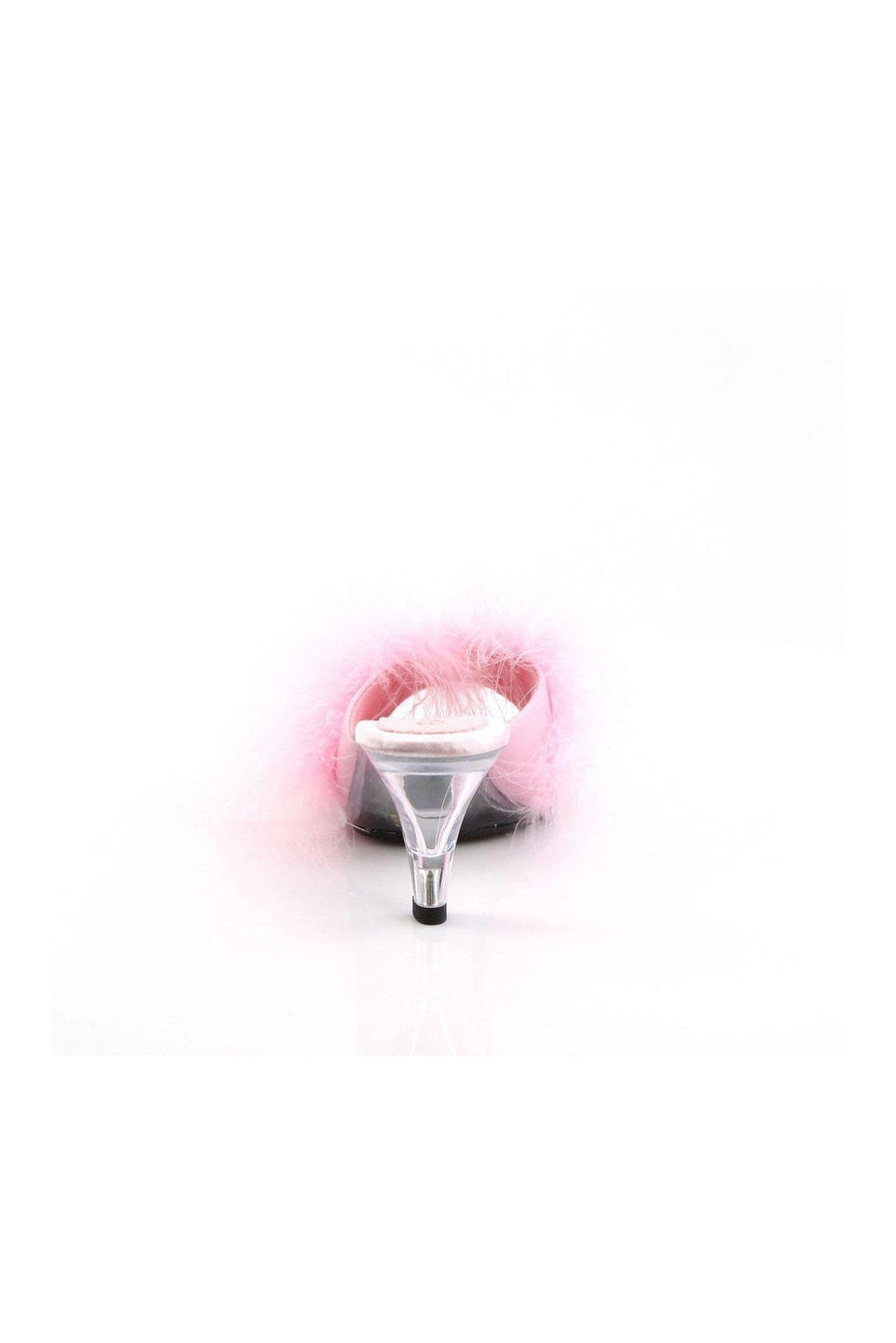 Fabulicious BELLE-301F Slide in Pink Faux Leather