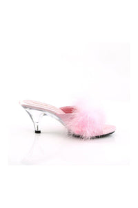 Fabulicious BELLE-301F Slide in Pink Faux Leather