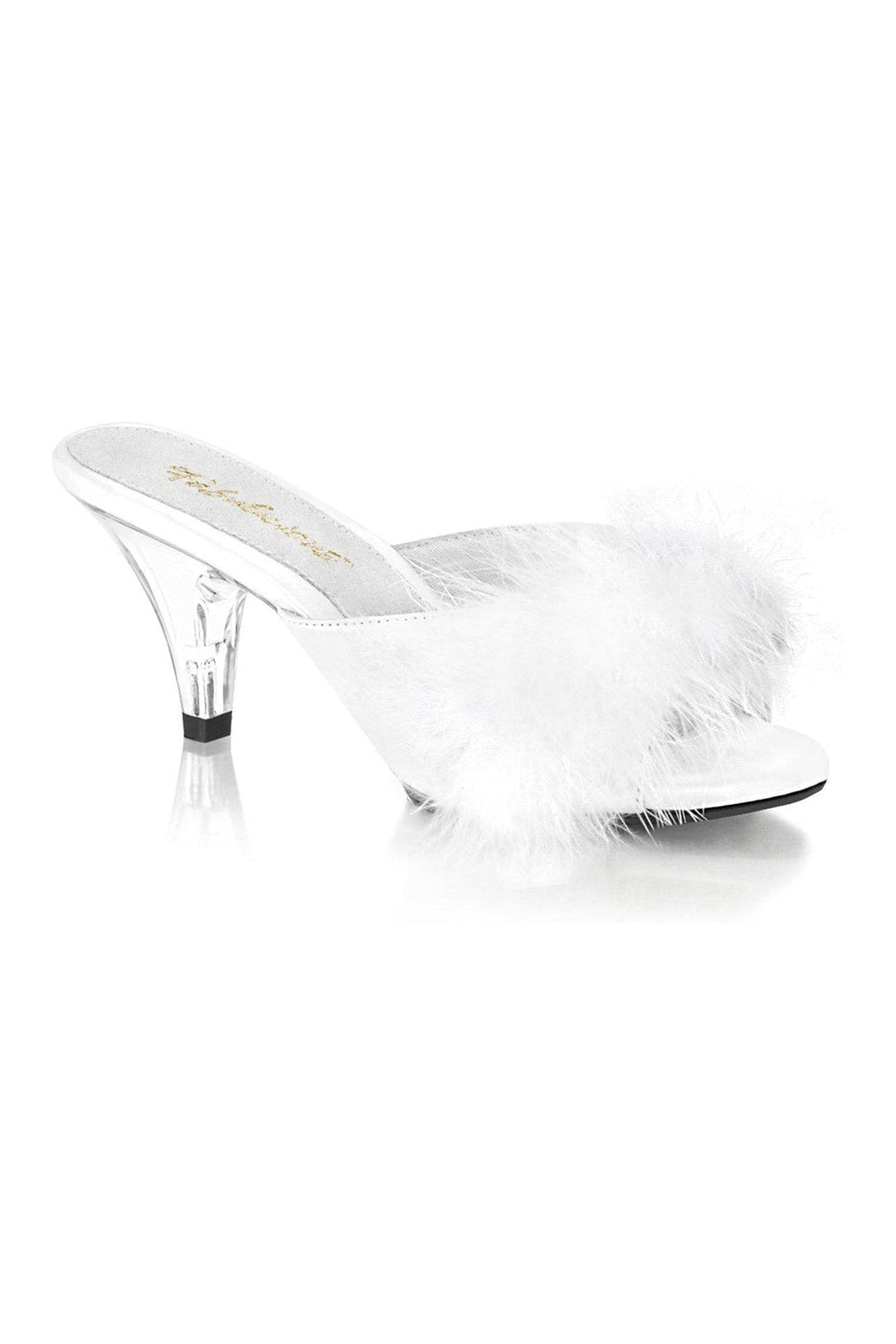 BELLE-301F Slide | White Faux Leather-Slides-Fabulicious-White-11-Faux Leather-SEXYSHOES.COM