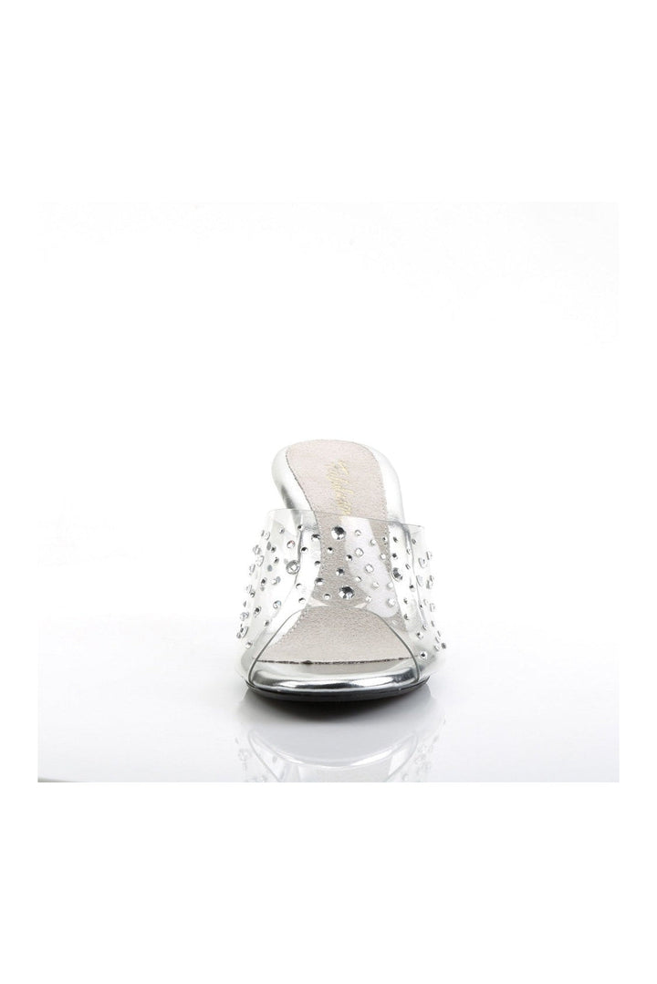 BELLE-301RS Bootie | Clear Vinyl