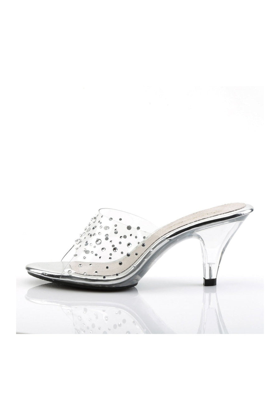 Fabulicious BELLE-301RS Bootie in Clear Vinyl