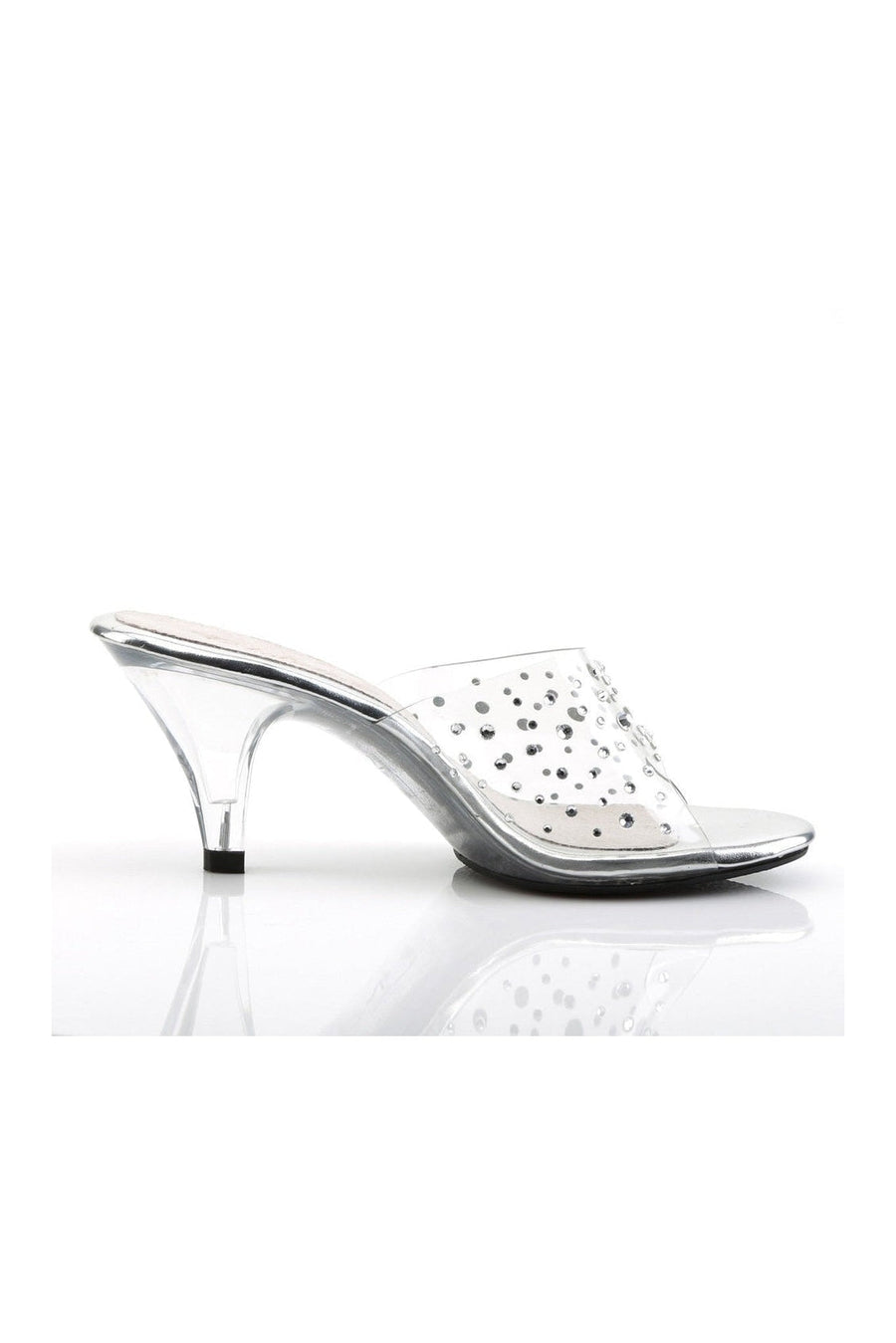 Fabulicious BELLE-301RS Bootie in Clear Vinyl