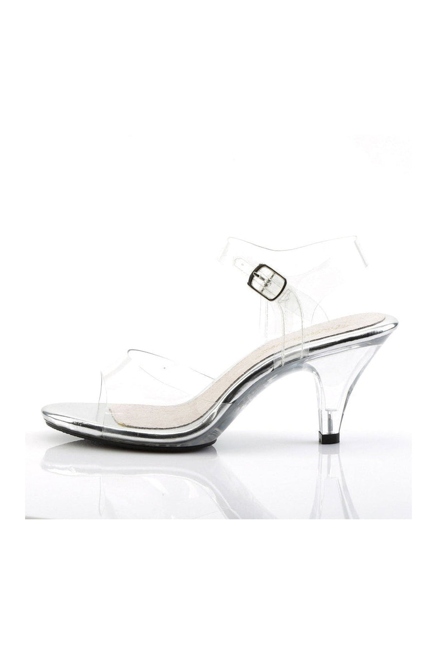 Fabulicious BELLE-308 Bootie in Clear Vinyl