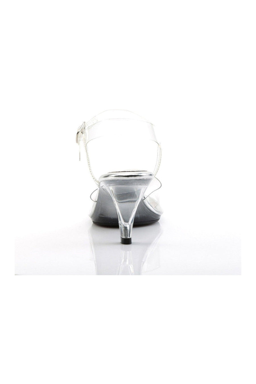 Fabulicious BELLE-308 Bootie in Clear Vinyl