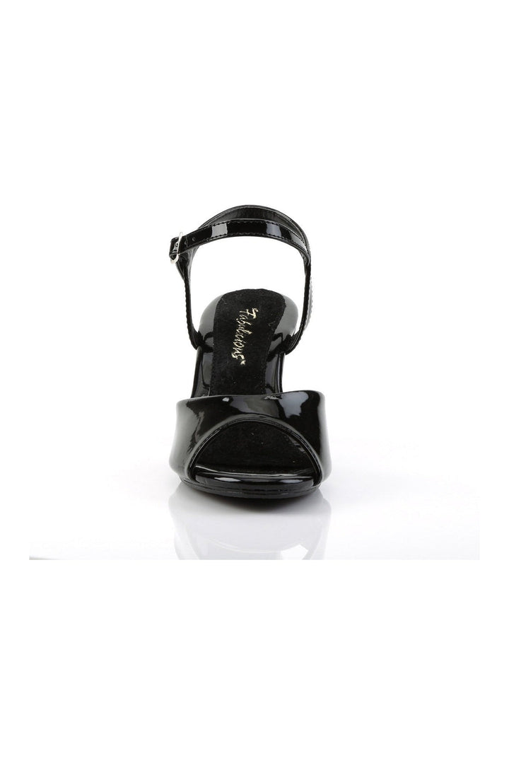 BELLE-309 Sandal | Black Patent