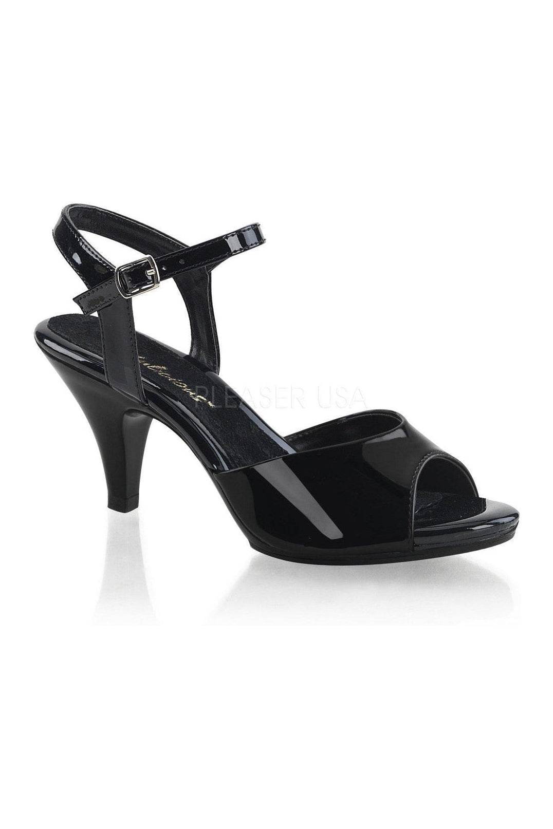 BELLE-309 Sandal | Black Patent-Fabulicious-Black-Sandals-SEXYSHOES.COM