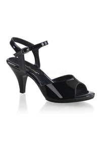 Fabulicious BELLE-309 Sandal in Black Patent from SexyShoes.com